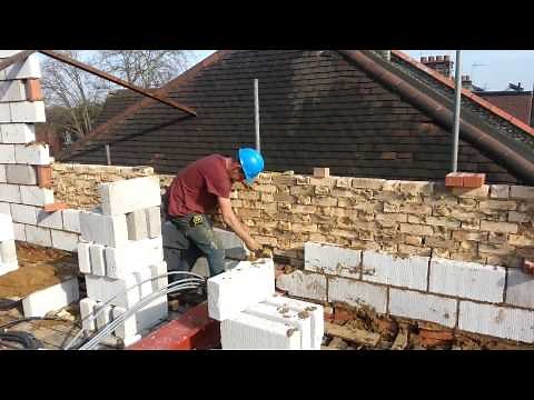 How to lay breeze blocks