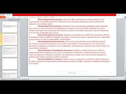 Mise en place d'un système de Management de la Qualité
