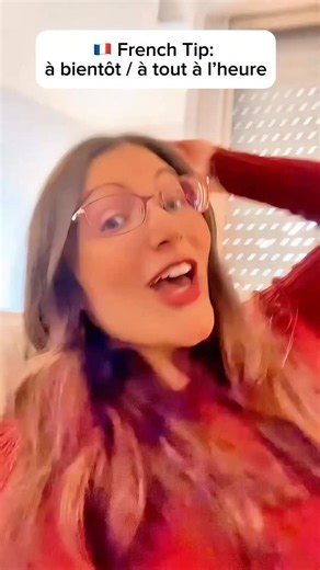 ✨ Learn the real difference between à bientôt and à tout à l’heure! One means see you soon (but not precise)… the other means see you later today! 🇫🇷 Master these little French tips and sound more natural when you speak. 👉 Follow me for more quick French tips! #LearnFrench #FrenchTips #FrenchForBeginners #SpeakFrench #learnfrenchwithtania #frenchtutor #frenchtip #frenchlesson #french #france #paris #frenchtutoring #frenchcoach | Learn French with Tania