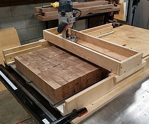 How to Make a Router Sled to Flatten Slabs