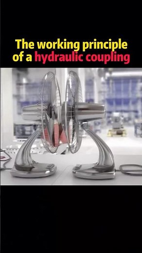 The working principle of a hydraulic coupling #usa🇺🇸 #science #knowledge