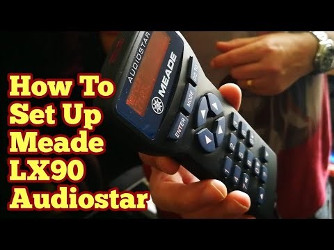 Meade LX90: How To Set Up Audiostar Autoguider Hand Control