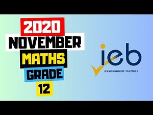2020 IEB November Mathematics Paper 2 MEMO