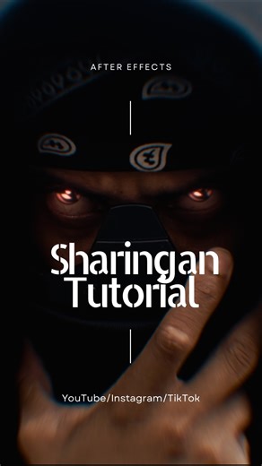 Guerrilla Filmmaking on Instagram: "Ever wanted to bring the Sharingan to life in your edits? 👁🔥 Today, I’ll show you how to create this iconic effect in After Effects — no fancy plugins needed, just the native tools! It’s a simple but powerful technique, and I’ll be dropping the full tutorial on YouTube soon. 💬 Comment “Sharingan” below, and I’ll send you the footage + a special bonus so you can try it yourself! #SharinganEffect #AfterEffectsTutorial #VFXMagic #AnimeVFX #VisualEffects #Motio