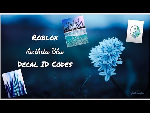 Roblox Aesthetic Blue Decal ID Codes