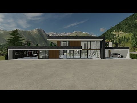 Building the Millionaire House - Farming Simulator 2022 [FS 22 LS 22 Placeable Farmhouse Build Mod]