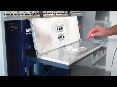 How to emboss / produce / make car license number plates with counter embossing tools | Muschard