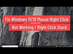 Fix Windows 11/10 Mouse Right Click Not Working / Right Click Stuck (100% Working)