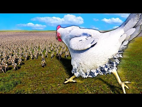 NEW Giant Chicken Unit vs Zombies - Ultimate Epic Battle Simulator 2