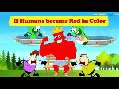 What if humans became Green/Red in color? Aumsum 2023 version old
