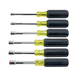 Nut Driver Set, Magnetic Nut Drivers, Heavy Duty, 6-Piece - 635-6 | Klein Tools