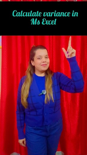 Calculate variance in Ms Excel #msexcelcourse #computer #revavig #standardcosting #variance #excel