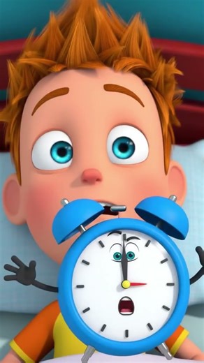 ⏰ Alarm Clock Attacks a Sleepy Boy! | Funny 3D Cartoon Short