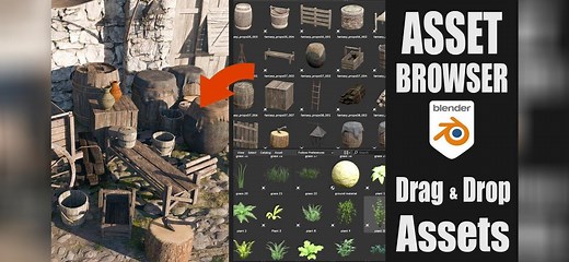 How To Use The Asset Library in Blender
