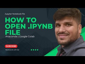How to open .ipynb notebook | Anaconda | Google Colab