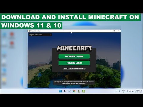 How to Download and Install Minecraft on Windows 11 & 10