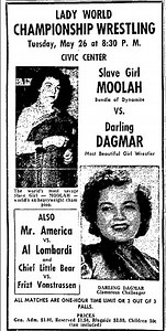 Women’s Wrestling in the 1950s …