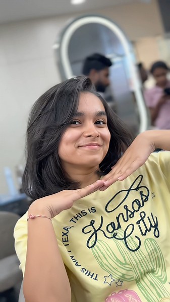 😮Lob soft layers haircut😍!!#haircut #subscribemychannel #shorts #shortfeed #hairstyle