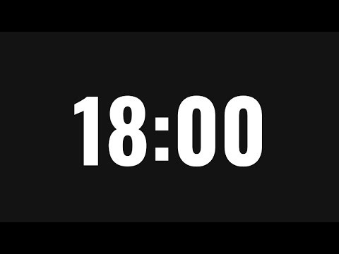 18 Minute Timer - Deep Focus | No Sound, Dark Screen