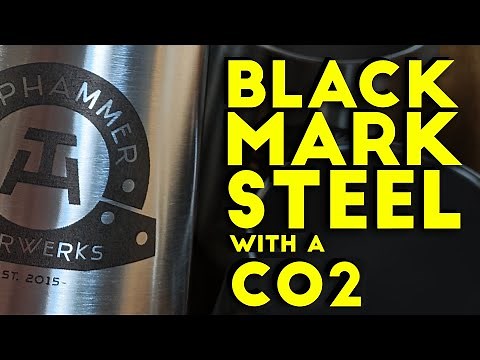 How to Engrave Steel with a CO2 Laser | Brilliance Laser Inks | CO2 Laser Tutorials