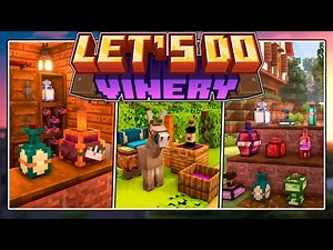 Crea tu propia Vineria en Minecraft!! Let´s do Vinery 1.20