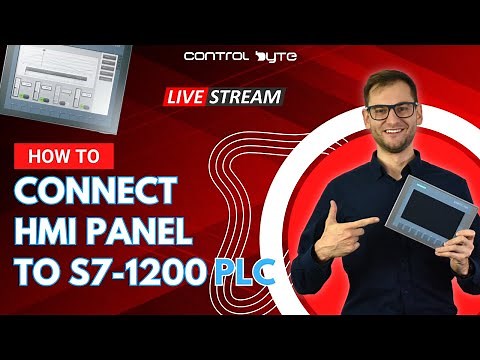 How to connect HMI panel to Siemens S7-1200 PLC?