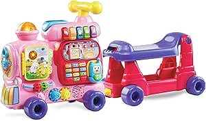VTech Sit-to-Stand Ultimate Alphabet Train (Frustration Free Packaging), Pink