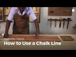 How to Use a Chalk Line | Woodworking