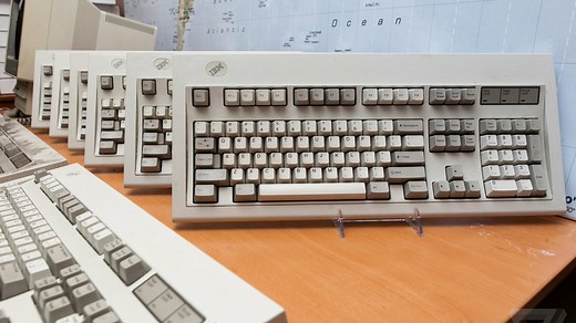 現在のキーボードの源流となったIBM製の名モデル「Model M」