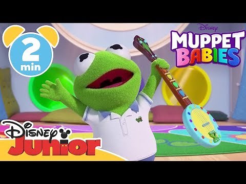 Muppet Babies | Meet Kermit 🌈 | Disney Kids