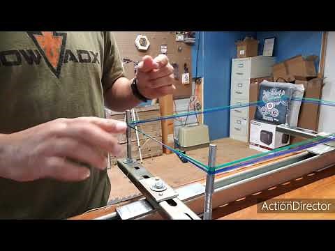Making compound bow strings