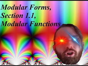 Modular Functions | Modular Forms; Section 1.1