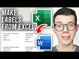 How To Make Labels From Excel - Full Guide
