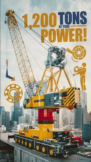 The World’s Most Powerful Crane in Action: Liebherr LTM 11200
