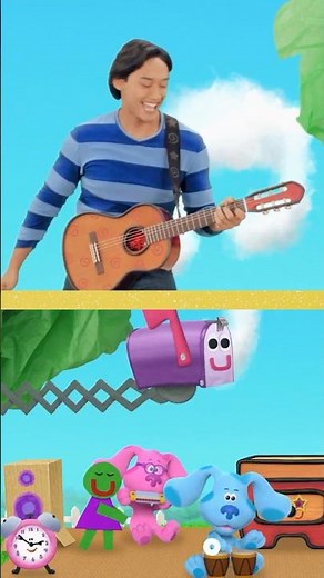 Clap and sing along with Blue and Josh 🎸🥁🎶 | Blue’s Clues & You! #Shorts