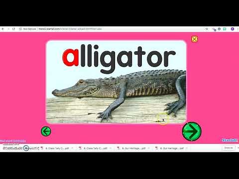 Letter A - Starfall