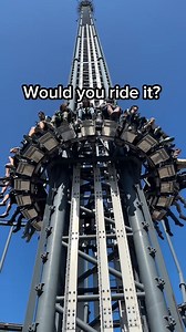 61K views · 118 reactions | Would you ride it? Highlander at Hansa Park in Germany is the World’s Tallest free-standing freefall ride! | Theme Park Review | Facebook