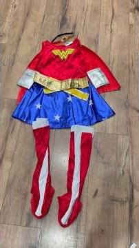 Kid’s Wonder Woman Halloween Costume - link in description #youtubekids #kidshalloween #wonderwoman