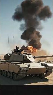 Cat Driving M1 Abrams Tank Shooting Target Unbelievable Skills!