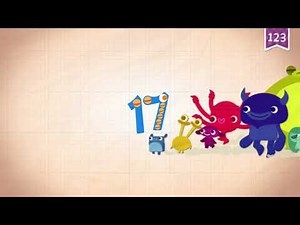 Learn Number Seventeen 17 in English & Counting, Math by Endless Alphabet Kids Educational Video