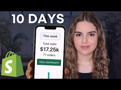 I Tried Shopify Dropshipping With NO MONEY For 10 Days
