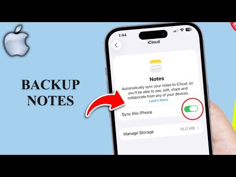How to Backup iPhone Notes