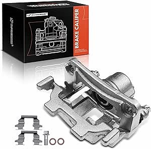 A-Premium Disc Brake Caliper Assembly with Bracket Compatible with Select Nissan Models - Maxima 2009-2014 2016-2018 - Rear Right Passenger Side