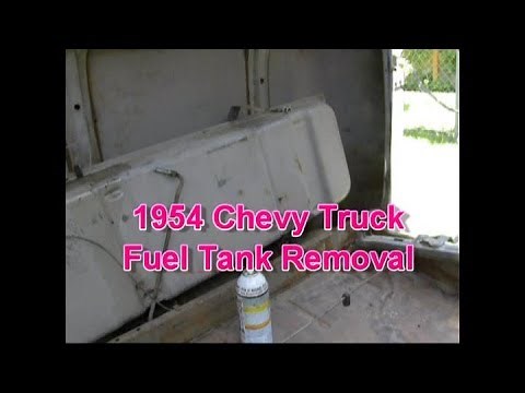 1954 Chevy Gas Tank Removal