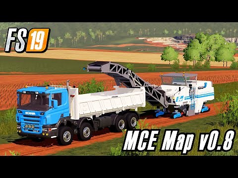 FS19 Milling Road - Paving Asphalt Mining & Construction Economy Map Farming Simulator 2019 Mods