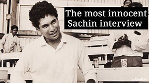 117K views · 1.8K reactions | As Sachin The Film hits the theaters, here's one of Sachin Tendulkar's earliest interviews. It's gold! (Radio interview: BBC Hindi Service) | The Field | Facebook