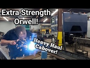 Antique Welder Bringing Strength To Heavy Haul Orwell. Heavy Haul Cabover!