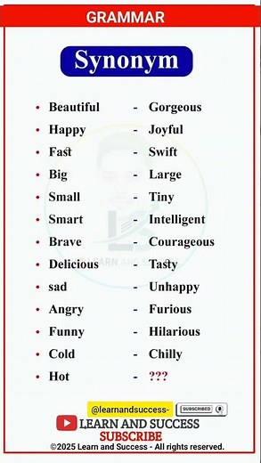 Level Up Your Vocabulary: 13 Power Synonyms! | English Short