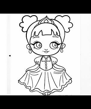 How to draw pretty princess step by step, pretty princess drawing and colouring, Disney princess