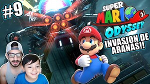 Nuevo capitulo de Mario odyssey con una invasion de arañas gigantes en la ciudad de Super Mario. | Karim Juega